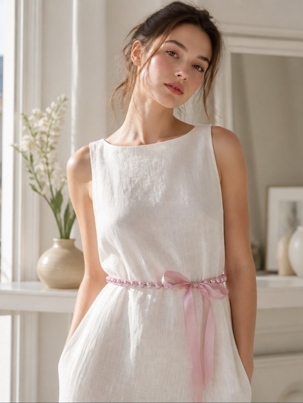 Cache Pink Pearls Belt - Picture 2 of 7